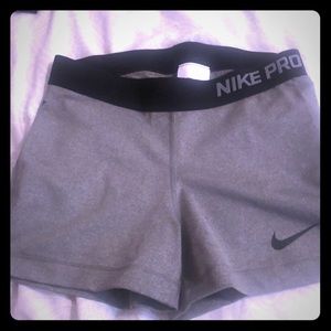 Nike pro compression shorts